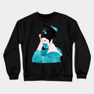 Masked Geisha 芸者 Crewneck Sweatshirt